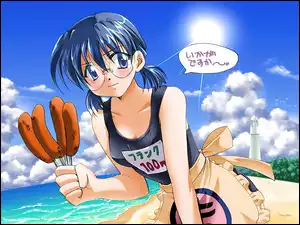 parówki, Marine Report, kobieta