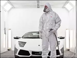 Lamborghini, Lakiernia, Murcielago, LP640