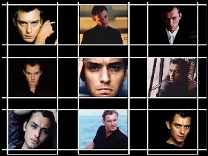 Jude Law, twarze