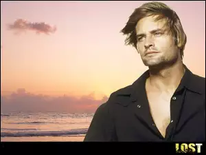słońca, Filmy Lost, woda, Josh Holloway, zachód