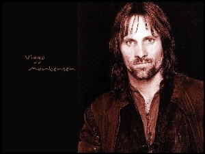 broda, Viggo Mortensen, długie włosy