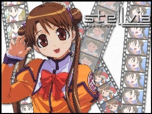 Uchuu No Stellvia, dziewczyna, taśma, filmowa