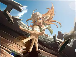 kobieta, Ys Vi The Ark Of Napishtim, manga, grafika, postać