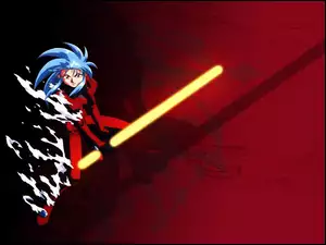 czerwony strój, Tenchi Muyo, lampa