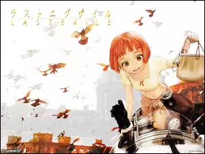 Last Exile, ludzie, ptaki, samolot