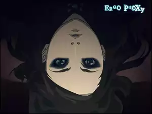 turban, Ergo Proxy, makijaż, twarz, napisy