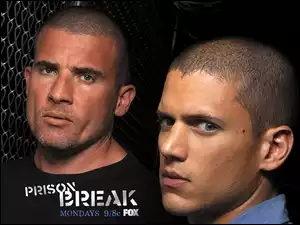 Prison Break, Wentworth Miller, siatka, Dominic Purcell