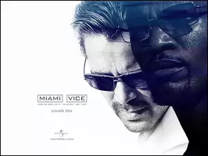 przeciwsłoneczne, Miami Vice, Colin Farrell, Jamie Foxx, okulary