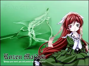 Rozen Maiden, kobieta, suknia, róża