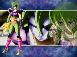 Saint Seiya, maska, body, kobieta