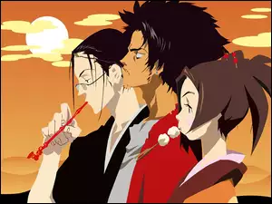 okulary, Samurai Champloo, profil