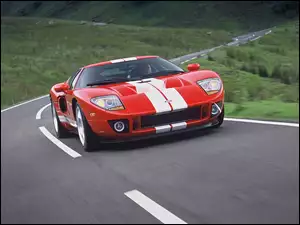 GT, Czerwony, Ford