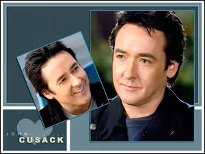 brązowe oczy, John Cusack, ciemne włosy