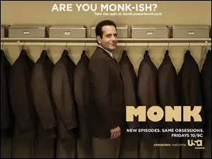 garnitury, Detektyw Monk, Tony Shalhoub