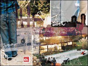 Quiksilver, jeans, mężczyzna, spodnie