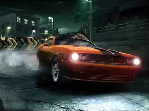 Need For Speed Carbon, ulica, samochód, noc