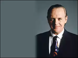 krawat, Anthony Hopkins, kolorowy