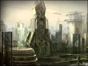 miasto, Starcraft 2, postać, duch