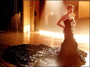 Czarna Suknia, Nicole Kidman, Długa