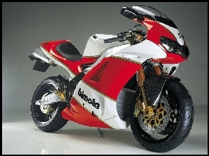 Czerwono-biały, Lusterka, Bimota, Opony
