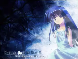 Higurashi No Naku Koro Ni, las, dziewczyna