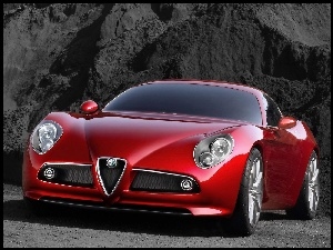 Szyba, Alfa Romeo 8C Competizione, Halogeny