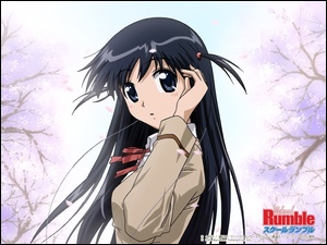 wielkie oczy, School Rumble, długie włosy