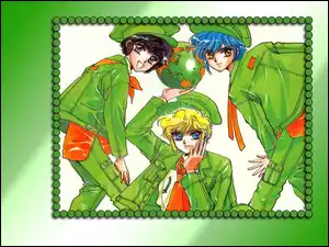 Claamp Campus Detectives, mundurki, globus, kobiety
