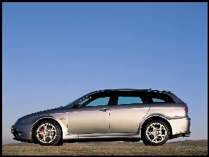 Lewy Bok, Srebrna, Alfa Romeo 156