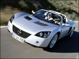 Biały, Opel Speedster