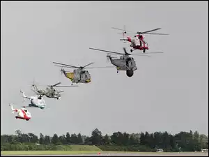 Helikoptery, Pokaz