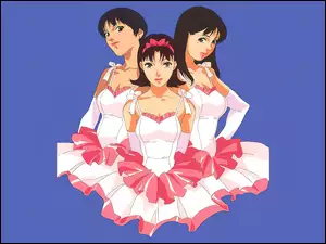Perfect Blue, sukienki, kobiety, kokarda