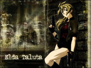 Madlax, pistolet, kobieta