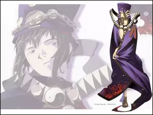 kapelusz, Boogiepop Phantom, postać, twarz, szata