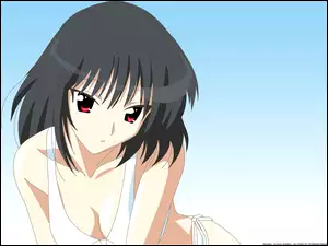 niebo, School Rumble, dziewczyna