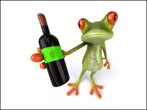 Wino, Apple, Żaba