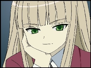 grzywka, Mahou Sensei Negima, kobieta, oczy