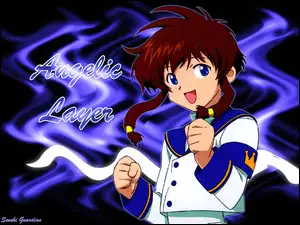 Angelic Layer, napisy, mundurek, postać