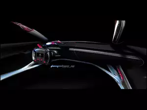 Wnętrze, Citroen Survolt, Futurystyczne