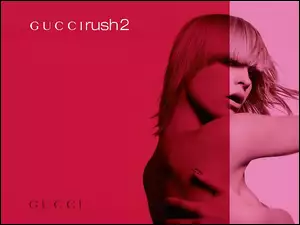 Gucci, twarz, kobieta, ręce