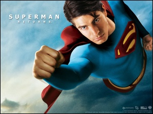 Superman Returns, pięść, Brandon Routh, leci