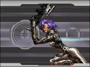 kobieta, Masamune Shirow, pistolet