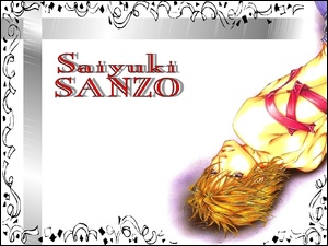 Saiyuki, sanzo, opaska, postać