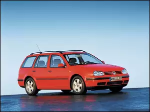 Kombi, Golf 4, Czerwone