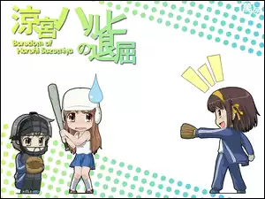 gra, Suzumiya Haruhi No Yuuutsu, dzieciaki