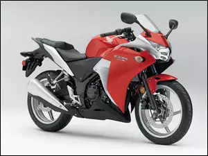 Honda CBR 250R, Czerwono, Biała