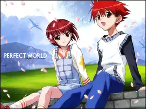zakochani, D N Angel, trawa, murek, ptaki