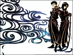 miecz, Saiyuki, ciemne stroje