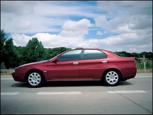 Lewy Profil, Bordowa, Alfa Romeo 166