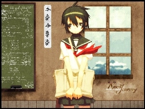 okno, Kino No Tabi, kobieta